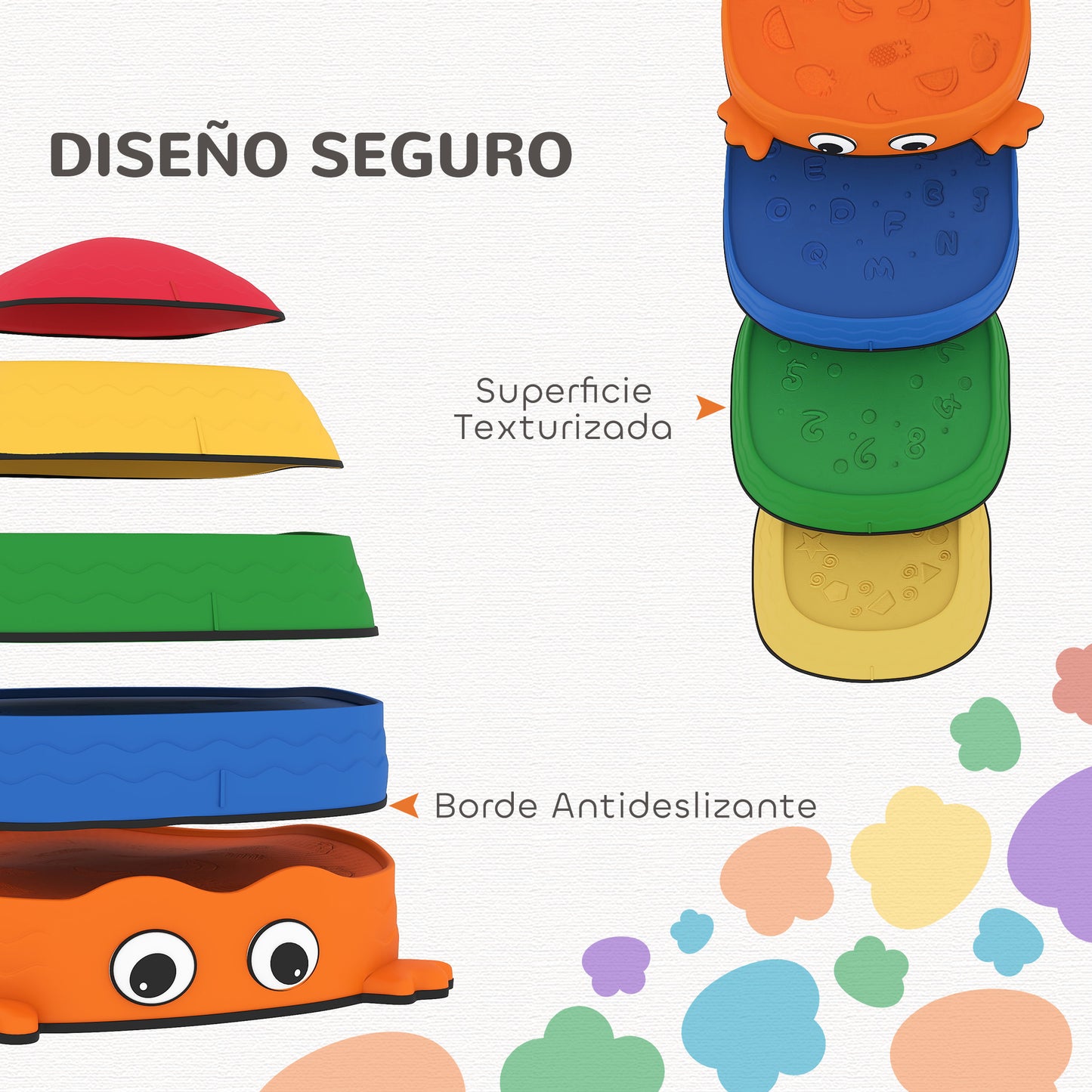 Aiyaplay Conjunto De Piedras De Equilibrio Para Niños Apilables De 5 Piezas_4