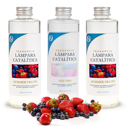 Pack Ahorro 3x Fragancias Para Lámpara Catalítica: 2 Aromas Summer Fruits 500ml + Limpiador Neutro 200ml_0