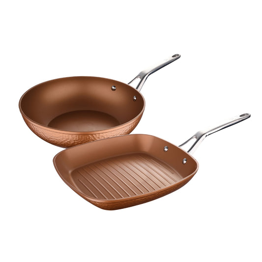 Set Sartén Grill Y Wok 28cm San Ignacio