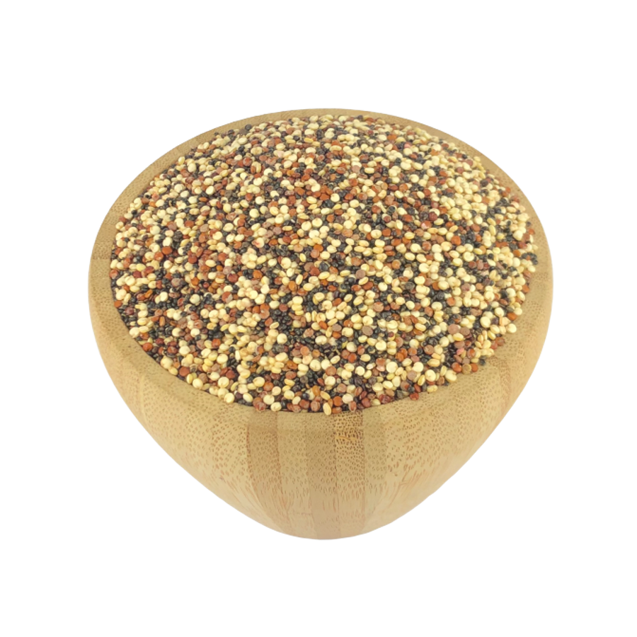 Quinoa Trio Blanca Roja Negra Orgánica Granel 10 Kg_0
