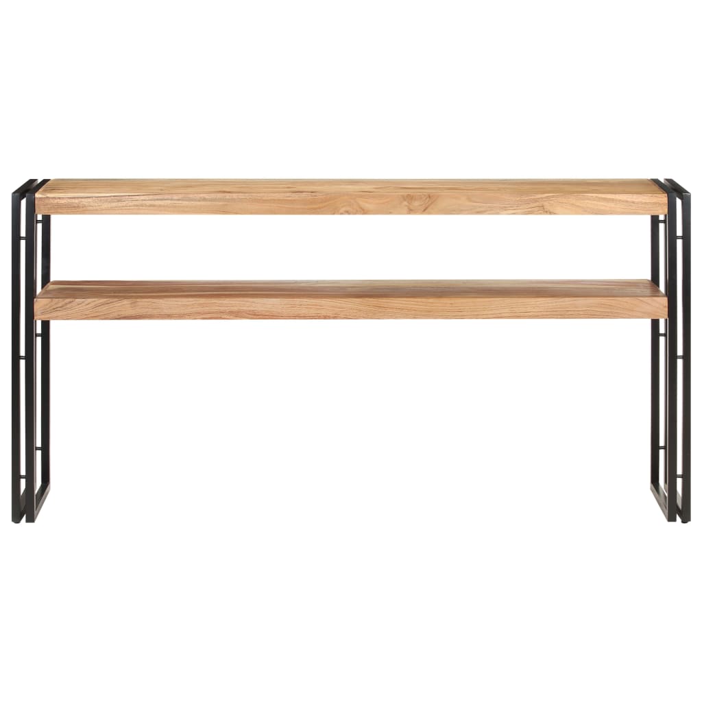 Mesa Consola De Madera Maciza De Acacia 150x30x75 Cm_0