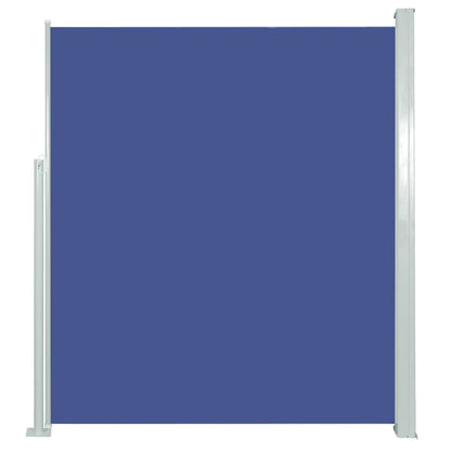 Vidaxl Toldo Lateral Retráctil De Jardín Azul 120x500 Cm_0