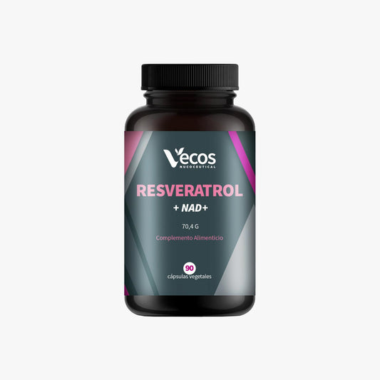 Resveratrol + Nad⁺ Vecos 90 Cápsulas | Antioxidante Y Antienvejecimiento | Resveratrol + Quercetina_0