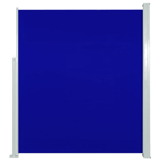 Vidaxl Toldo Lateral De Jardín O Terraza Azul 160x300 Cm_0