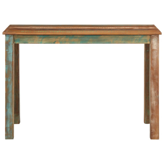 Mesa De Comedor Madera Maciza Reciclada 110x55x76 Cm_0