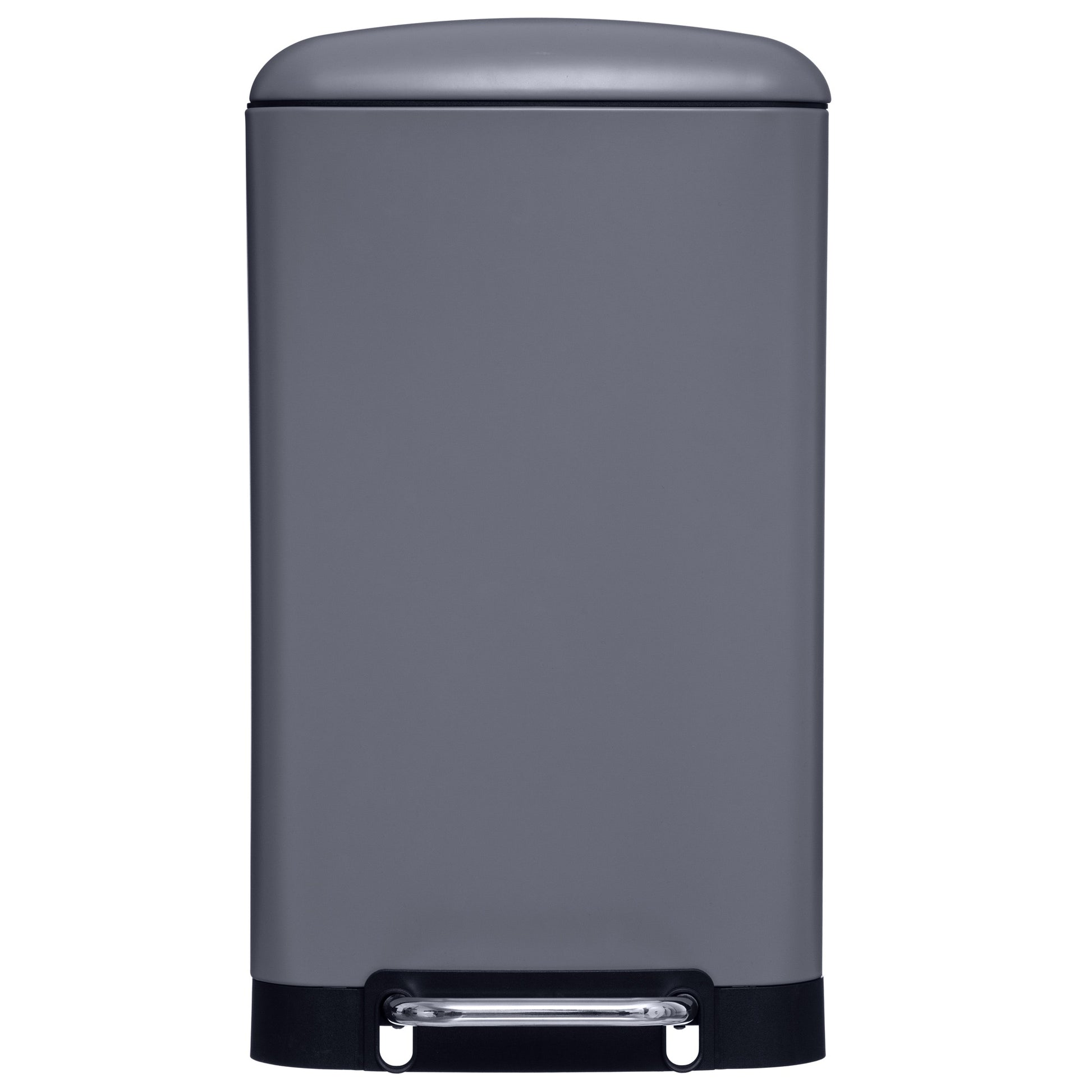 Papelera / Cubo De Basura / Contenedor De Residuos Con Pedal Antracita 30l Ariane_4