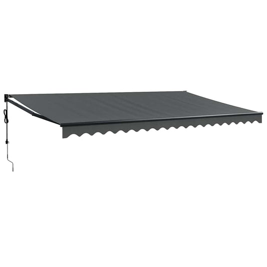 Toldo Retráctil Automático Gris Antracita 5x3 M_0