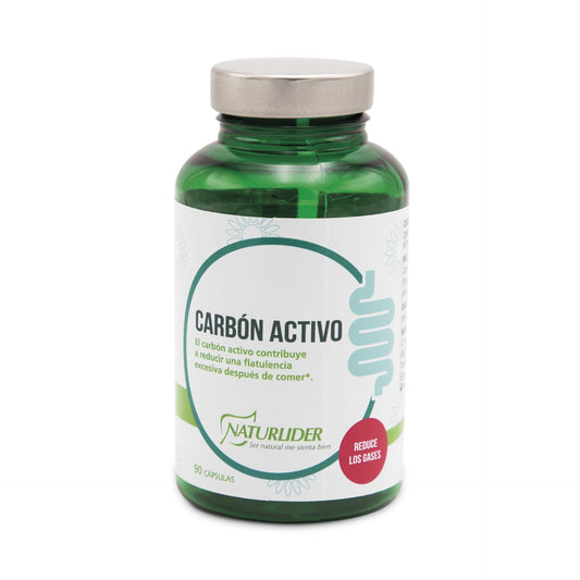 Carbon Activo Vegetal 90 Capsulas Vegetales Naturlider