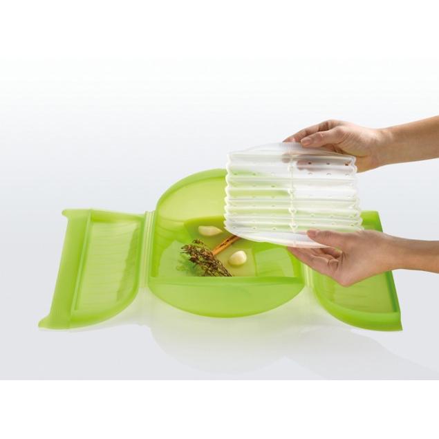 Estuche de vapor con bandeja 3-4 personas Lékué