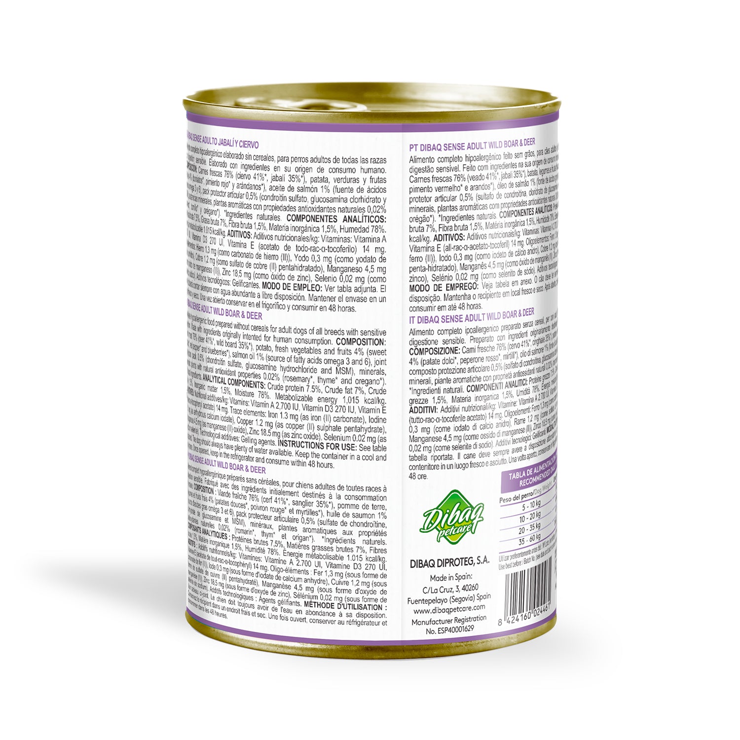 Dibaq Sense Lata Salvaje (ciervo Y Jabalí) 380 G_1