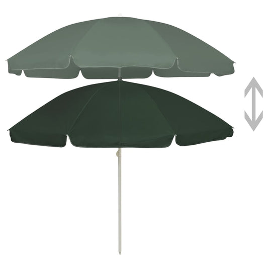Sombrilla De Playa Verde 240 Cm_0