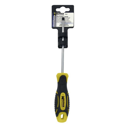 Destornillador Bimaterial Boca Estampada 3x100 Mm.