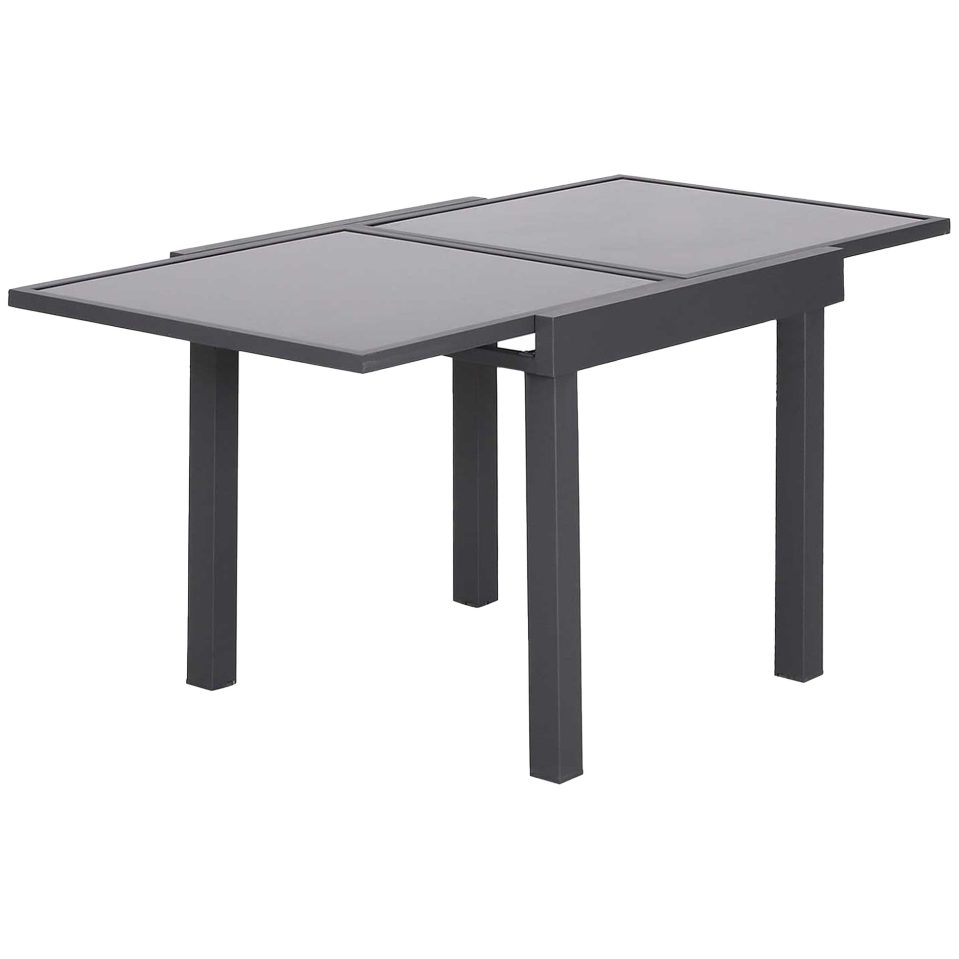 Outsunny Mesa De Jardín Mesa Extendida Mesa De Comedor Carga 50kg Para Terraza_0