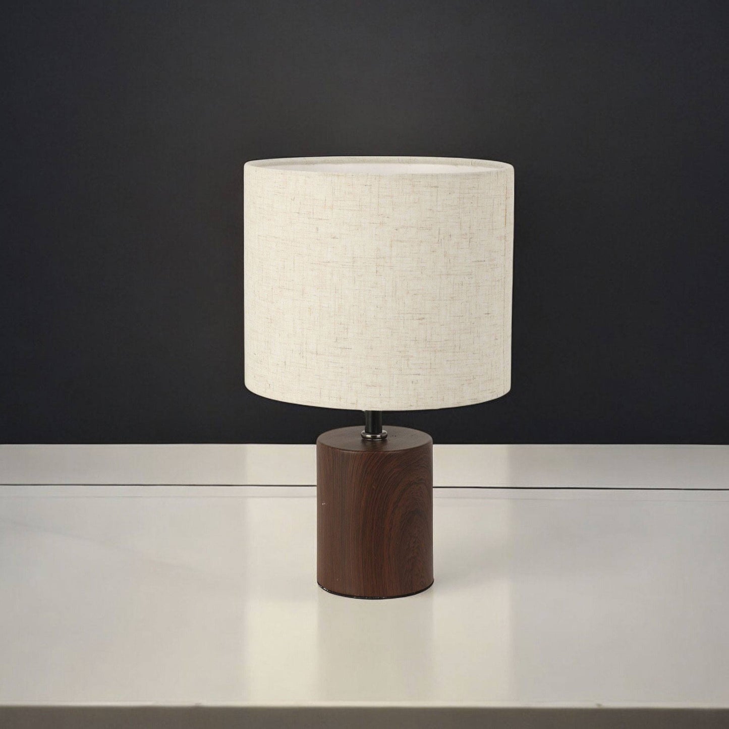 Well Home Lampara De Sobremesa Con Base Metálica Ø18x29,5cm_3