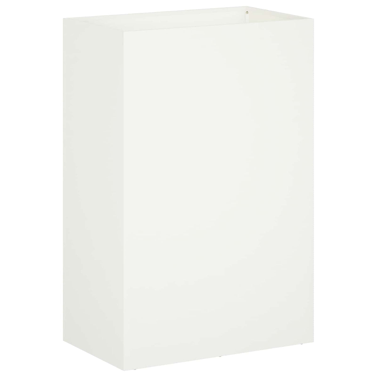 Macetero De Jardín 2 Uds. Blanco 40 X 30 X 75 Cm_2