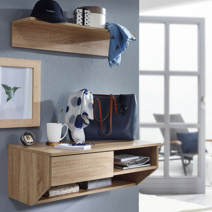 Estante De Pared 75 Cm De Roble Sonoma_1