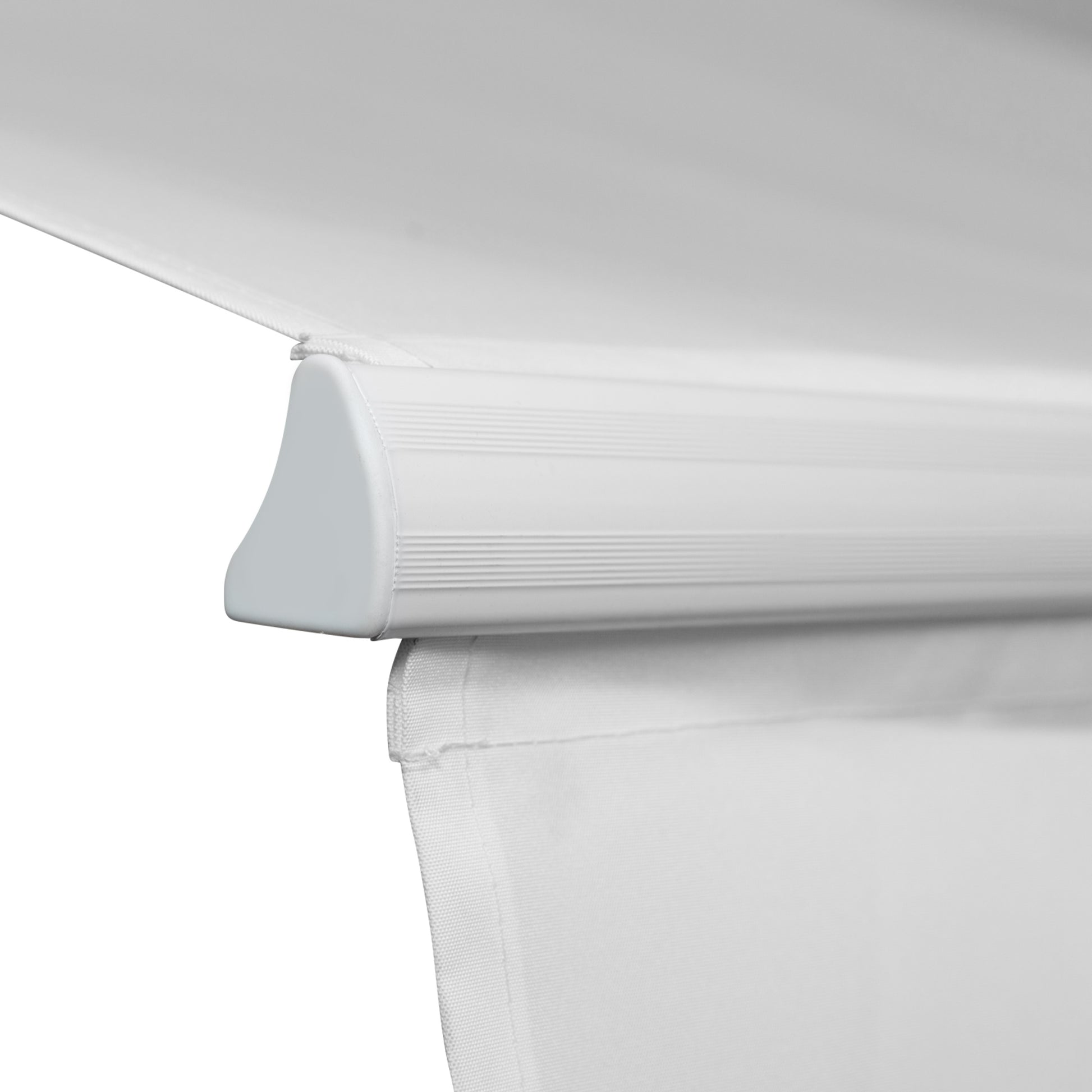 Outsunny Toldo Manual Plegable De Aluminio Con Manivela 3,5x2,5m Blanco_4