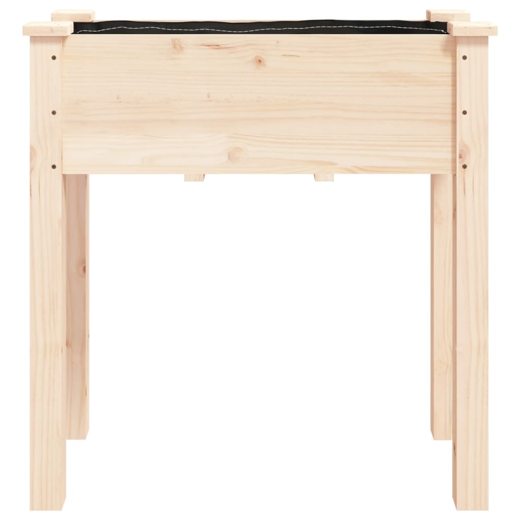 Jardinera Con Forro Interior Madera Maciza De Abeto 71x37x76 Cm_3