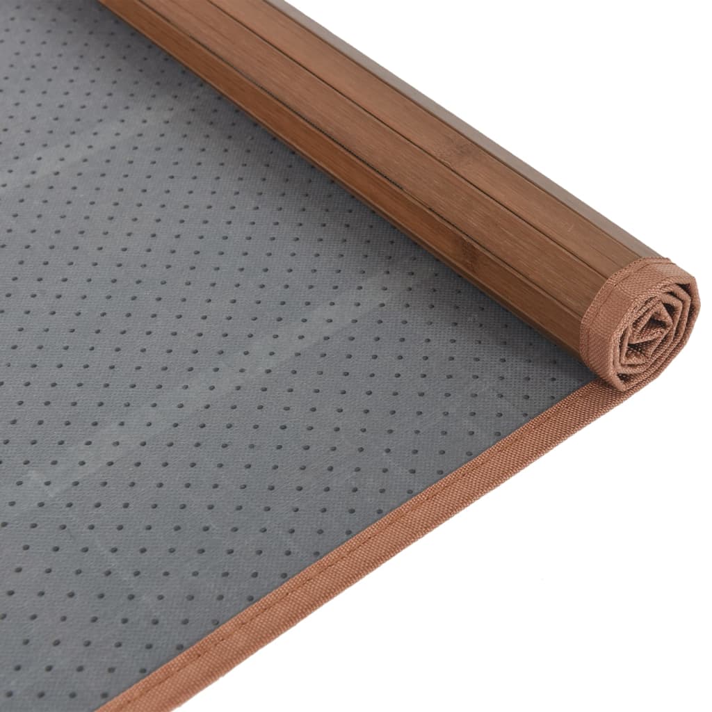 Alfombra Rectangular Bambú Marrón 80x300 Cm / Vetonek_1