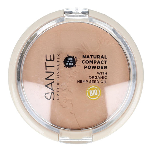 Maquillaje Polvos compacto nº3 Warn Honey Sante 9 g