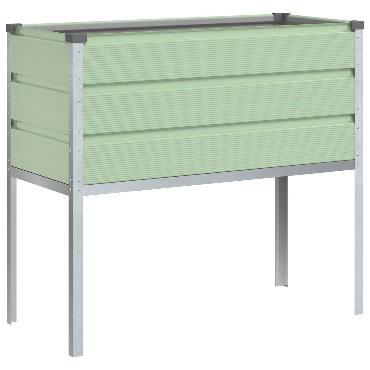 Jardinera Verde Pastel 100 X 45 X 90 Cm Acero Galvanizado_0