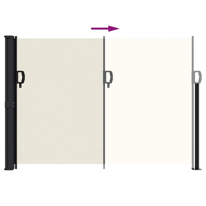 Vidaxl Toldo Lateral Retráctil Crema 140x600 Cm_4