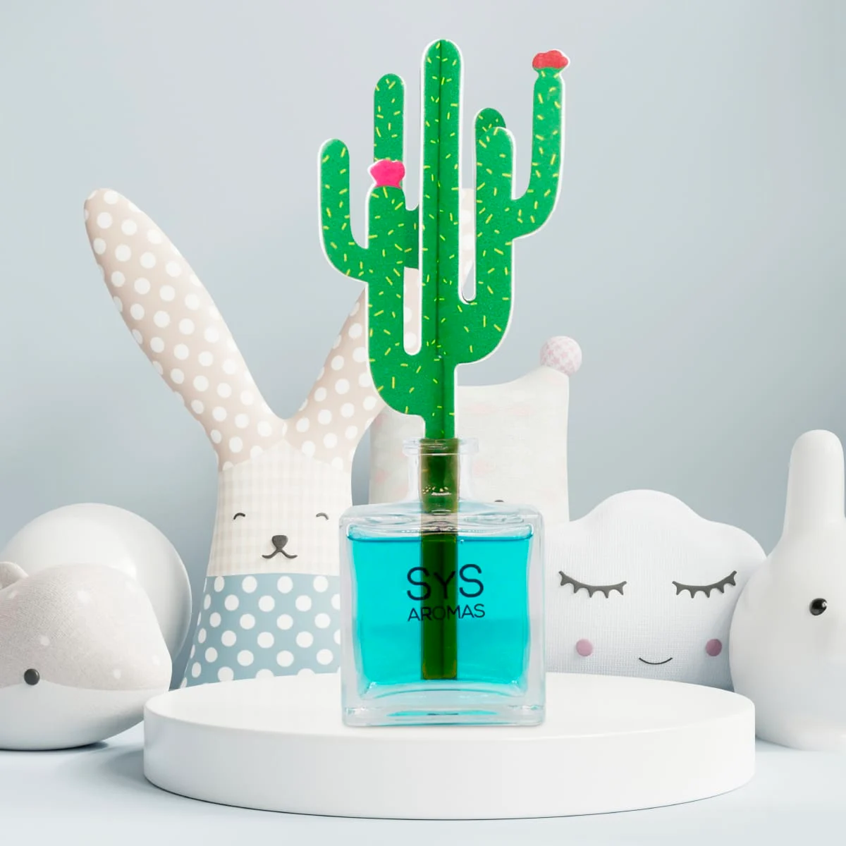 Ambientador Difusor Cactus Ropa Limpia Deco Diffuser SYS Aromas 90 ml | Aroma Fresco y Limpio | Relajante_1