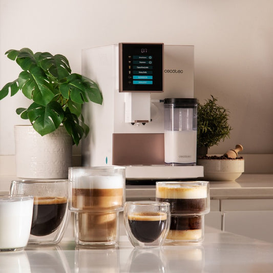 Cafetera Superautomática Compacta Con Tanque De Leche Cremmaet Compactccino White Rose. 1350w, 19 Bares Y Sistema Thermoblock, Depósito De 150gr De_0