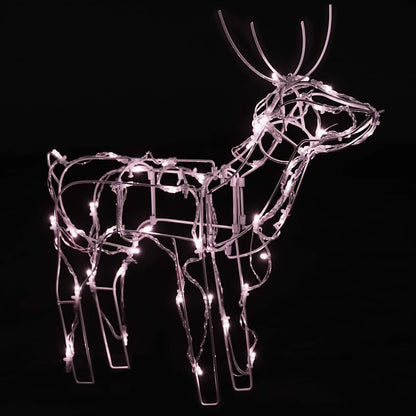 Vidaxl Renos De Navidad Con Luz 3 Piezas 229 Led_4