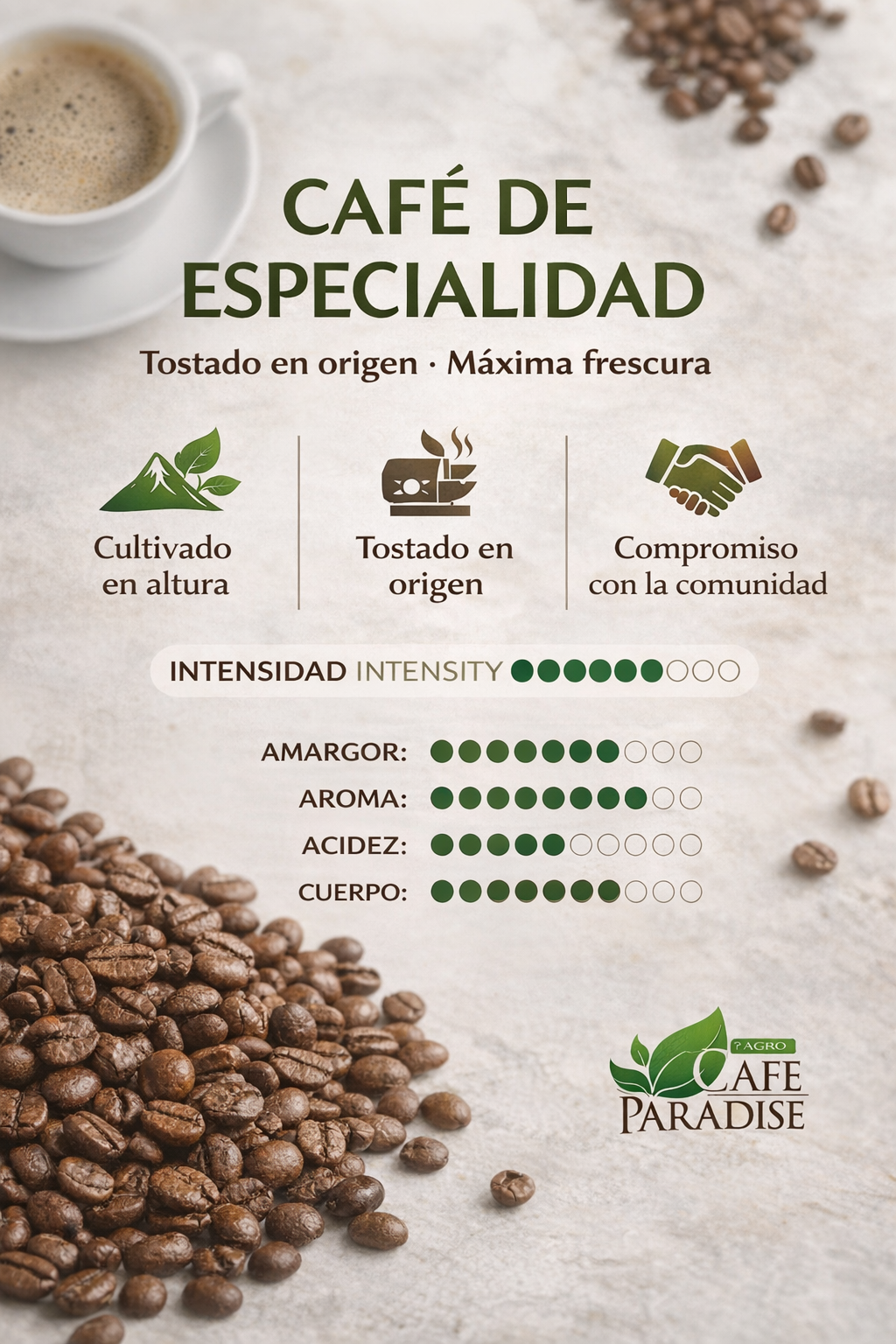 Café De Especialidad – 84,2 SCA Colombia – Grano 250g – 100% Arábica - Origen Único_2