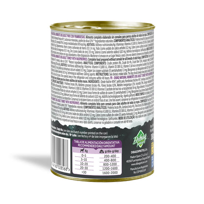 Dibaq Natural Moments Adulto Pavo Con Frambuesa, 12 Latas X 380gr_2