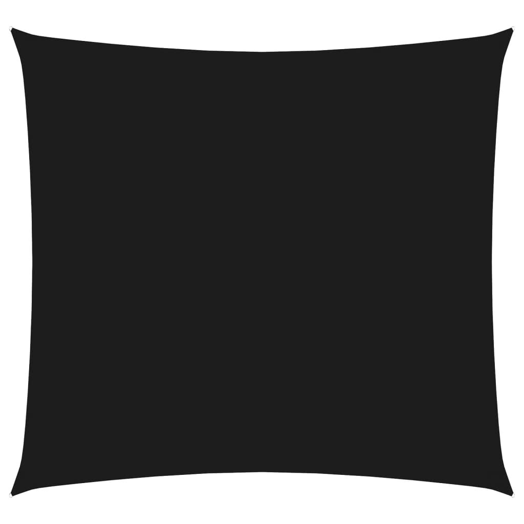 Vidaxl Toldo De Vela Cuadrado Tela Oxford Negro 2x2 M_0