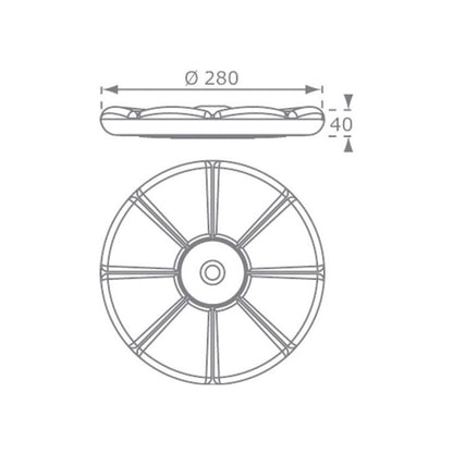 Asiento Pendular Masgames Ovni.