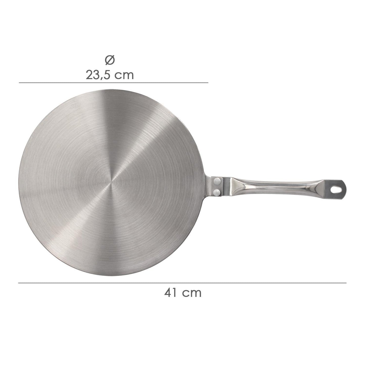 Adaptador Para Induccion / Vitroceramica Ø 23.5 Cm. 3 Capas Acero Inoxidable / Aluminio_1