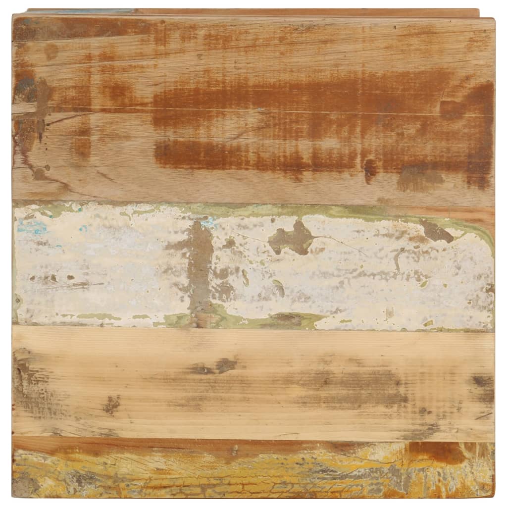 Mesa De Centro De Madera Maciza Reciclada 45x45x40 Cm_1