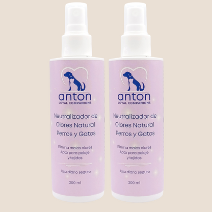 Spray natural neutralizador de olores para perros y gatos – Pack 2 x 200 ml_0