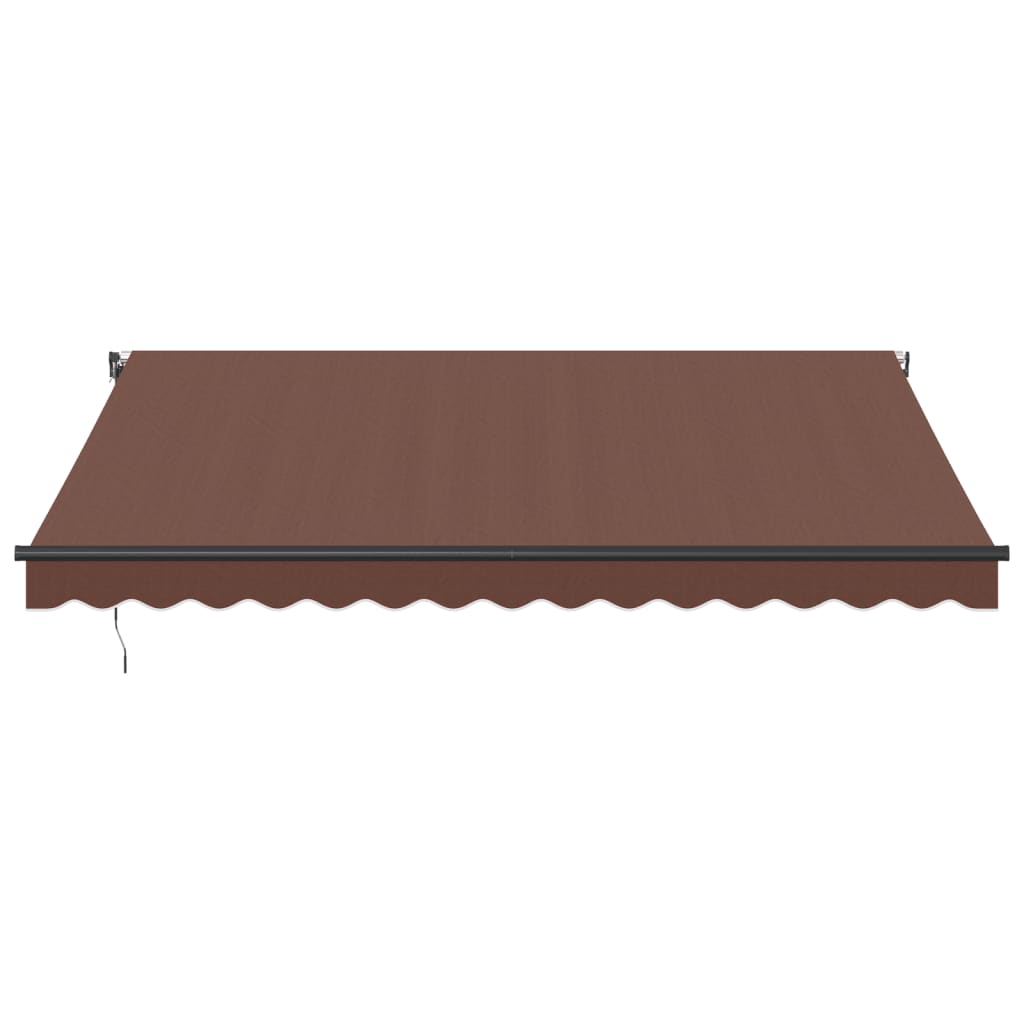 Toldo Retráctil Automático Marrón 400x350 Cm_2