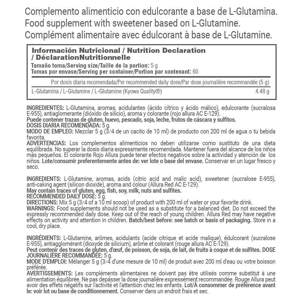 Glutamina Kyowa® - 300g - Dracula Cherry - Ayuda A Reparar Las Células Desp - Masmusculo_5