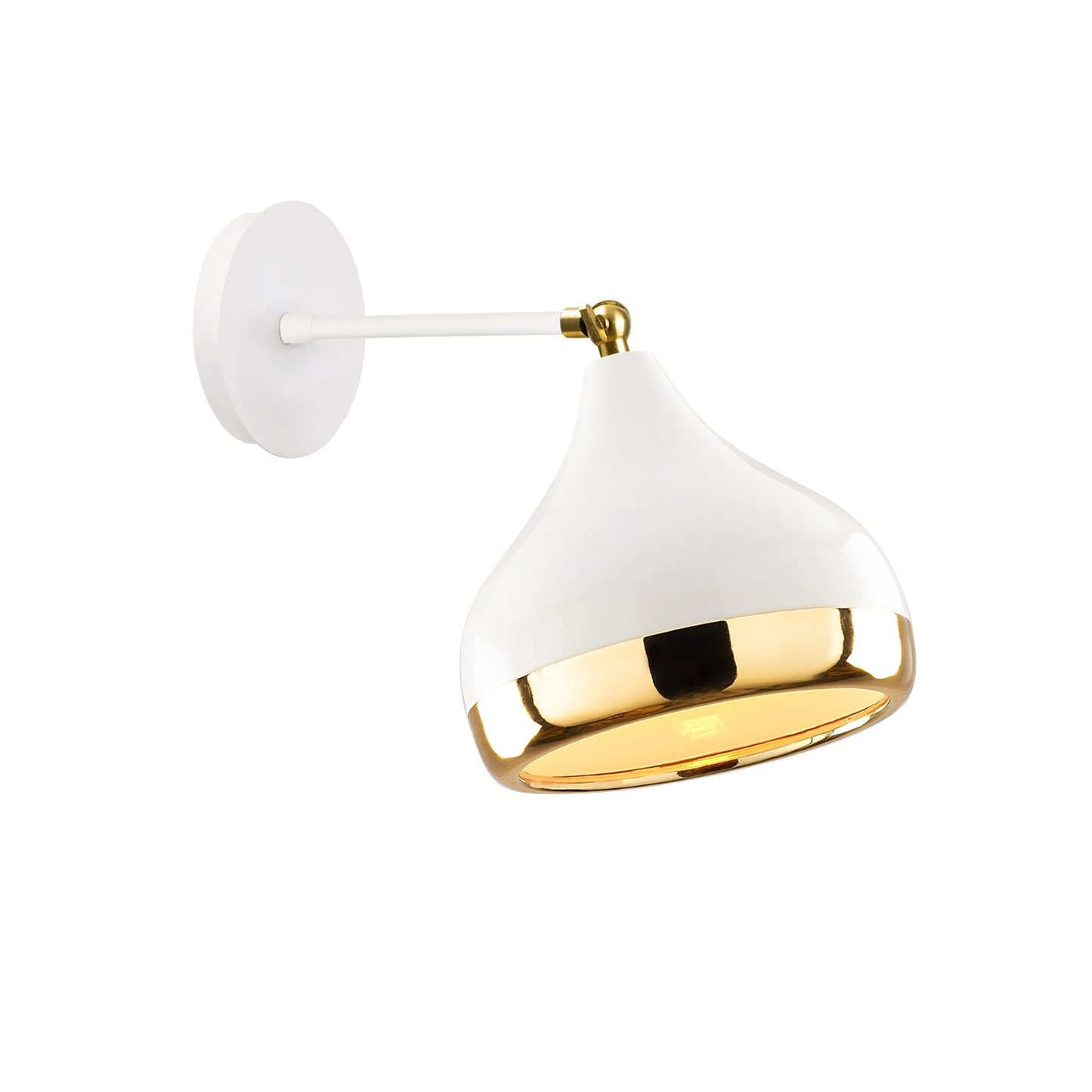 Aplique De Pared, Metal , Blanco

oro, 17x28x28, Casquillo E 27 Max 40 W