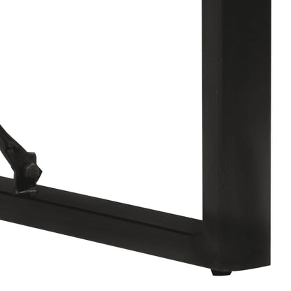 Mesa De Comedor Madera Maciza Reciclada 120x55x76 Cm_3