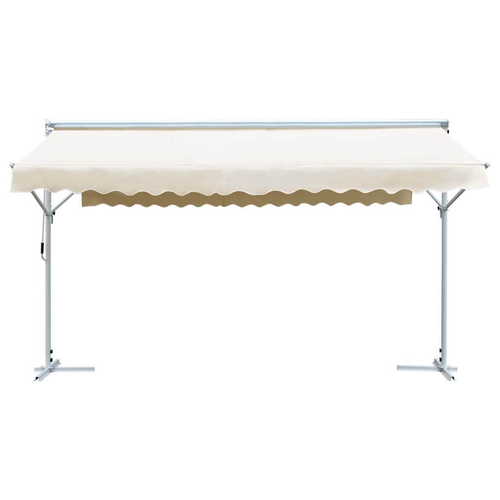 Vidaxl Toldo De Pie Independiente Color Crema 500x300 Cm_1