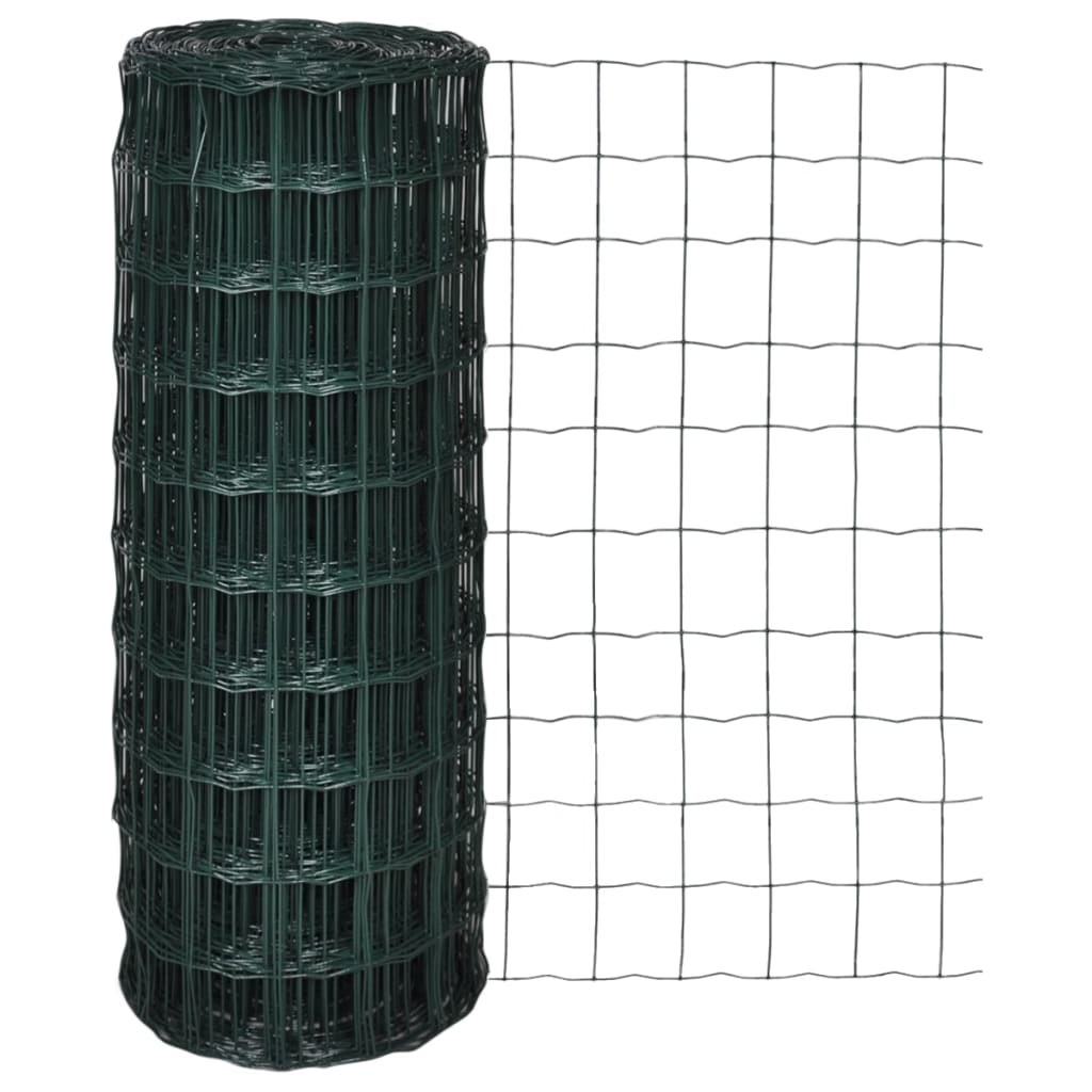 Set De Euro Valla Acero Verde 25x1 M / Vetonek_2