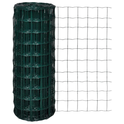 Set De Euro Valla Acero Verde 25x1 M / Vetonek_2