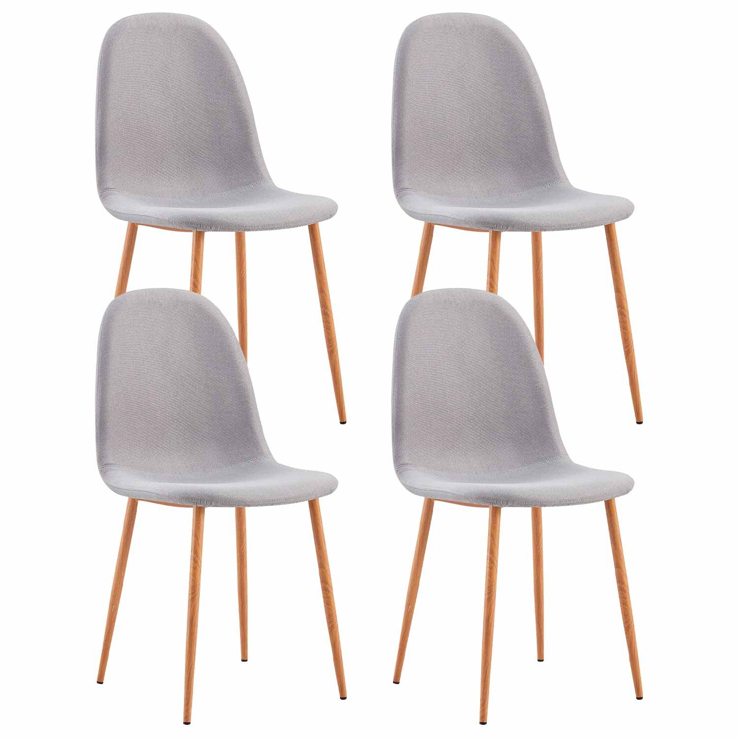 Pack 4 Sillas De Comedor Lino Nuova 91x51x44cm Thinia Home_0