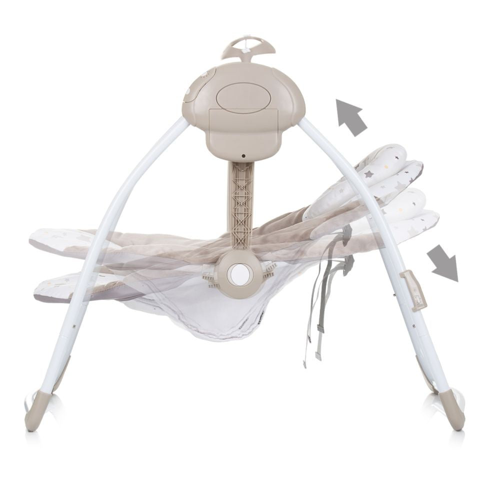 Columpio Eléctrico Para Bebé Moonlight Macadamia_2