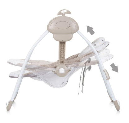 Columpio Eléctrico Para Bebé Moonlight Macadamia_2