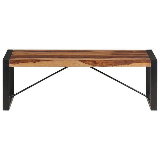 Mesa De Centro De Madera Maciza De Sheesham 120x60x40 Cm_0