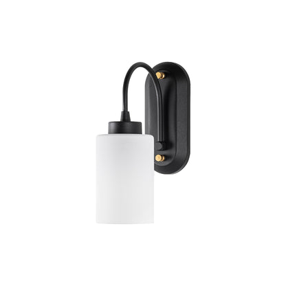 Aplique De Pared, Metal , Negro, 10x21x28, Casquillo E27 Max 40 W_0