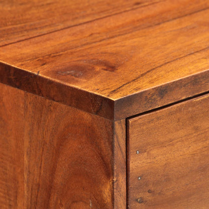 Mesa Consola De Madera Maciza De Acacia 100x35x76 Cm_4