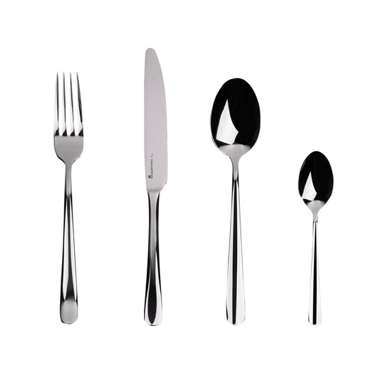 Juego De 4 Cubiertos (cuchara, Tenedor, Cuchillo Y Cucharilla) En Acero Inoxidable Masterpro_0